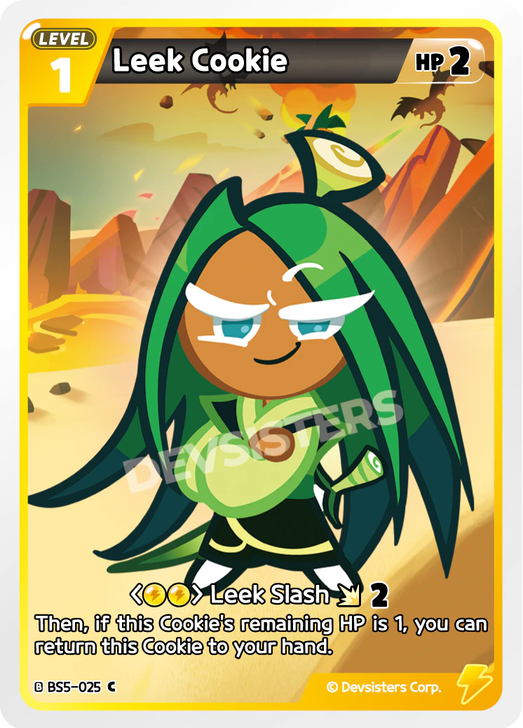 BS5-025 Leek Cookie