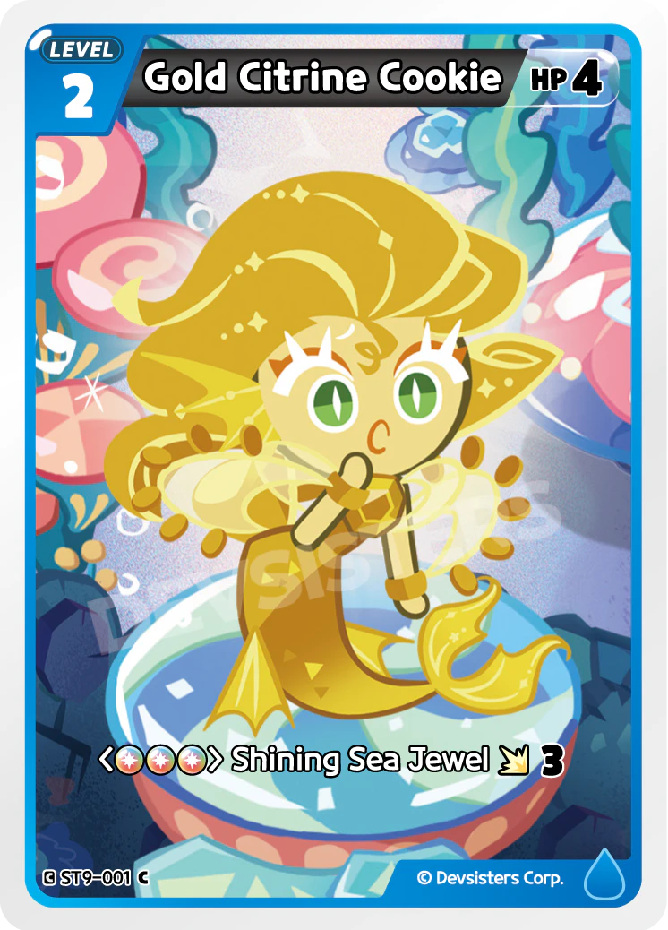 ST9-001 Gold Citrine Cookie