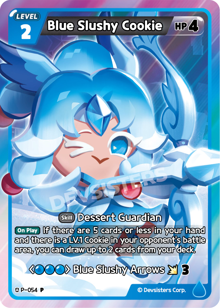 P-054 Blue Slushy Cookie