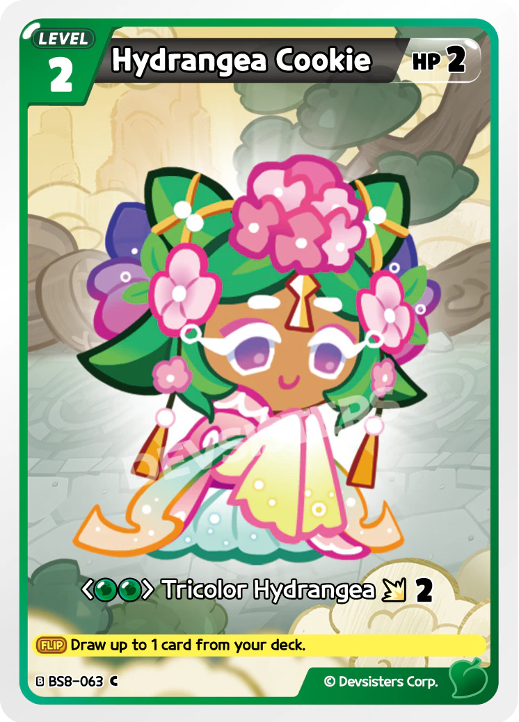 BS8-063 Hydrangea Cookie