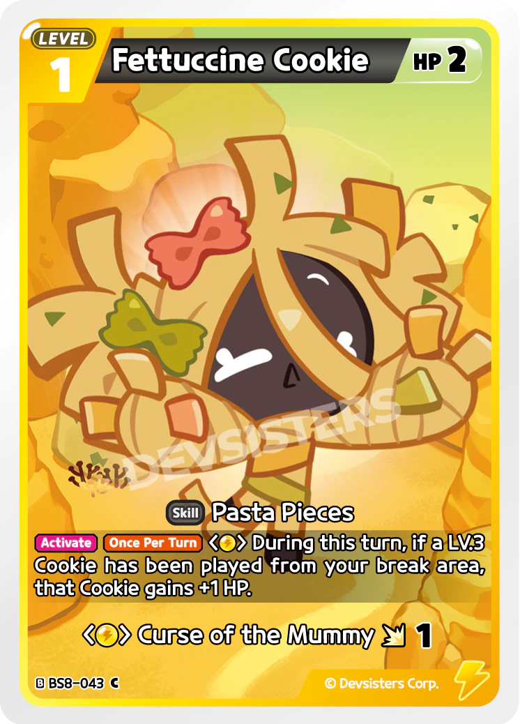 BS8-043 Fettuccine Cookie
