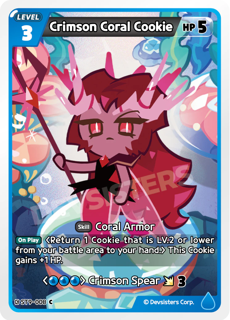 ST9-008 Crimson Coral Cookie