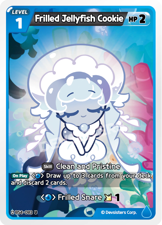 BS4-082 Frilled Jellyfish Cookie