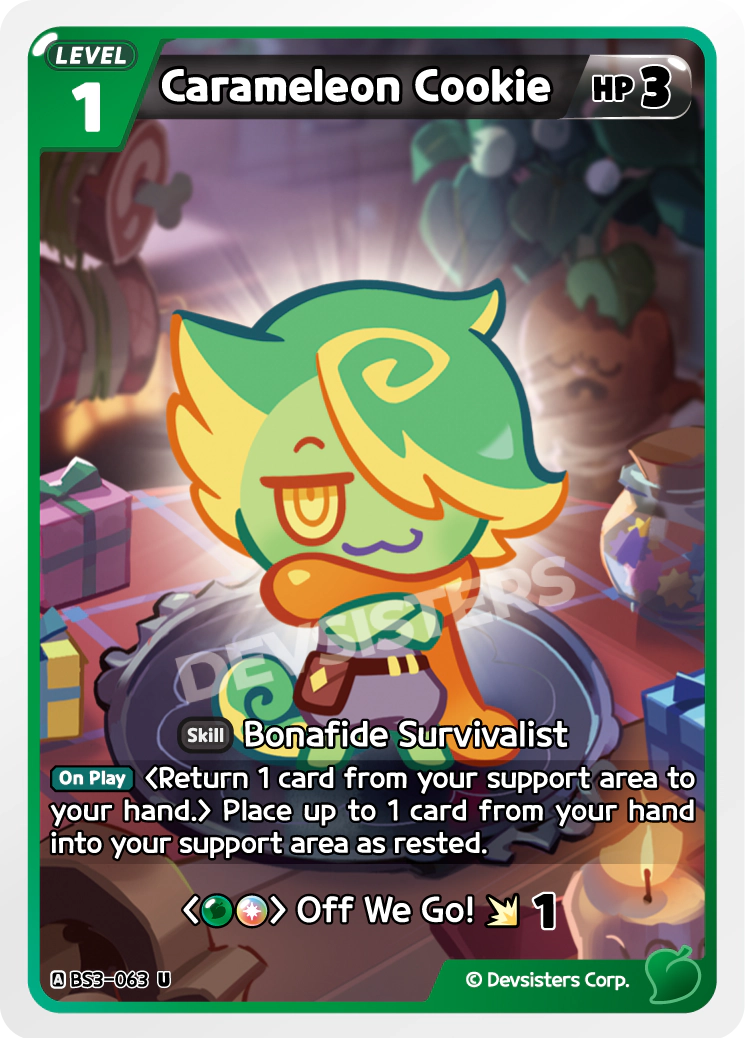 BS3-063 Carameleon Cookie