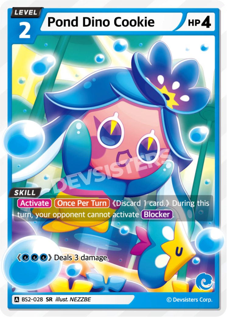 BS2-028 Pond Dino Cookie