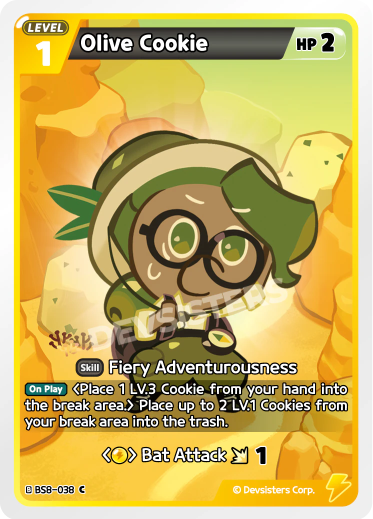 BS8-038 Olive Cookie