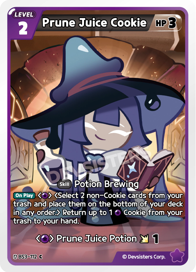 BS3-112 Prune Juice Cookie
