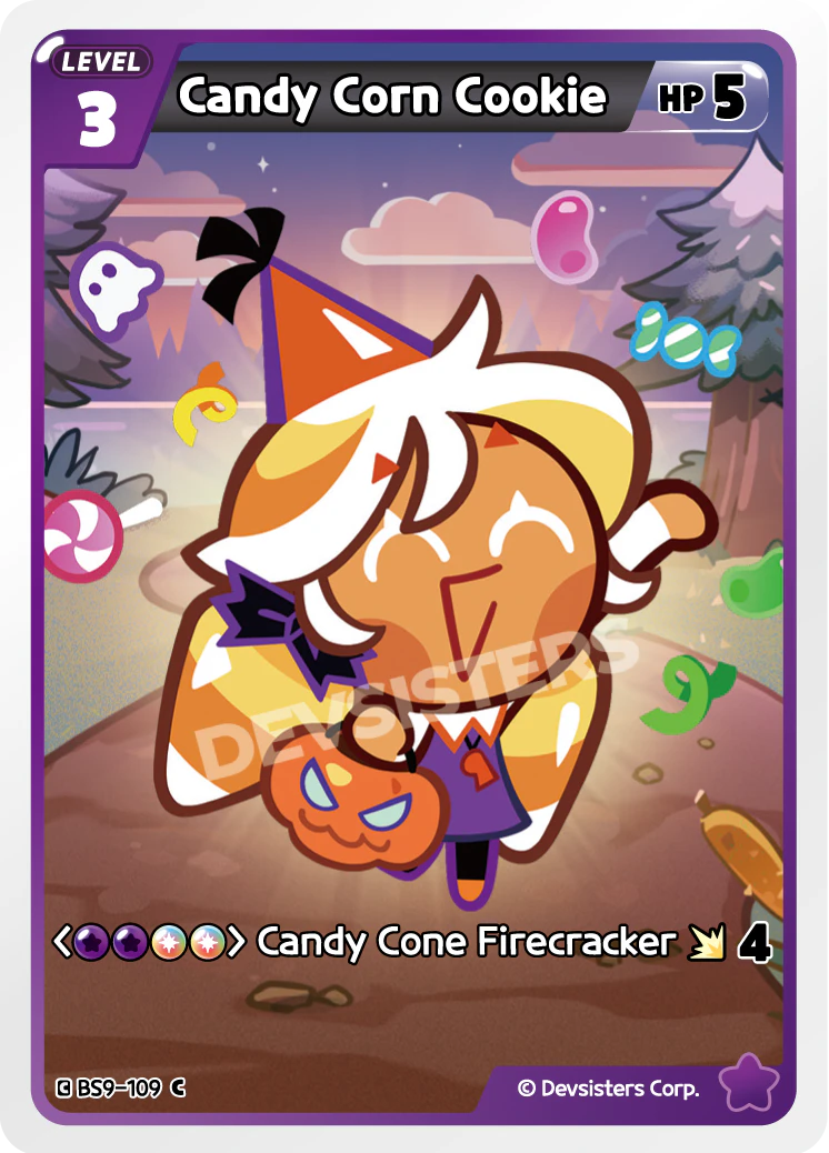 BS9-109 Candy Corn Cookie