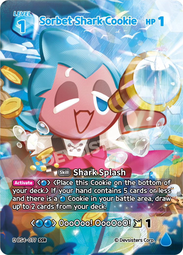 BS4-077@1 Sorbet Shark Cookie
