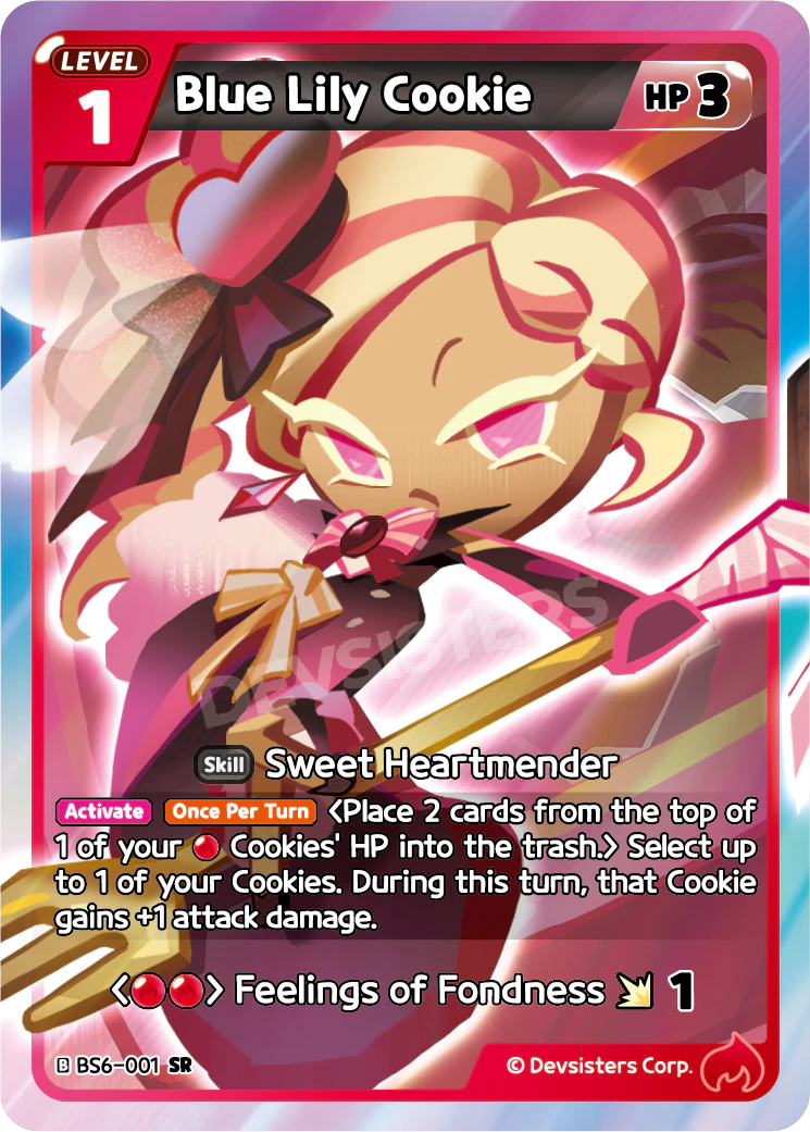 BS6-001 Blue Lily Cookie