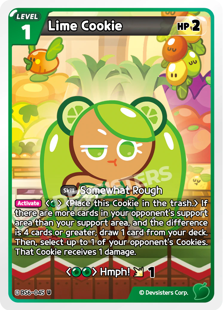 BS6-045 Lime Cookie