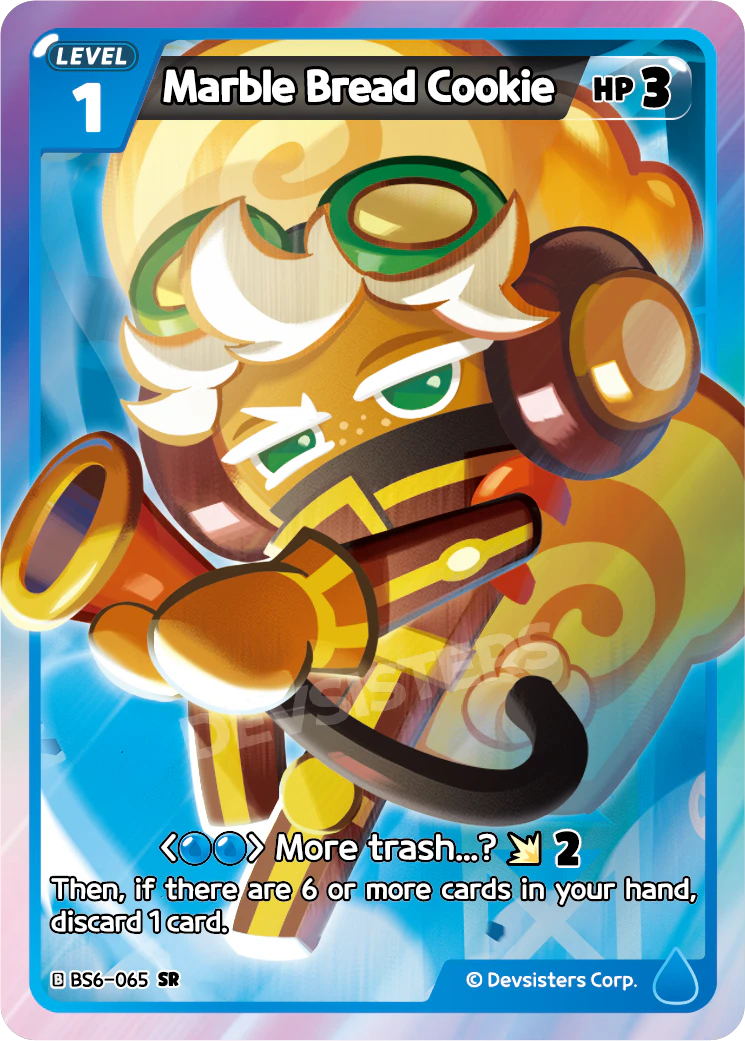BS6-065 Marble Bread Cookie