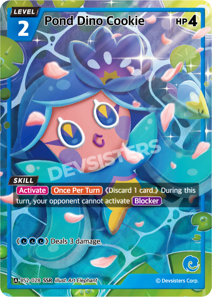 BS2-028@1 Pond Dino Cookie