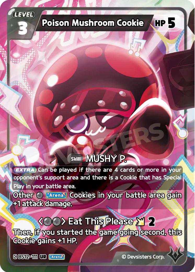 Poison Mushroom Cookie