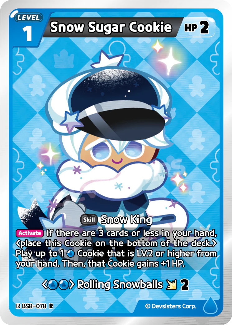 BS8-078 Snow Sugar Cookie