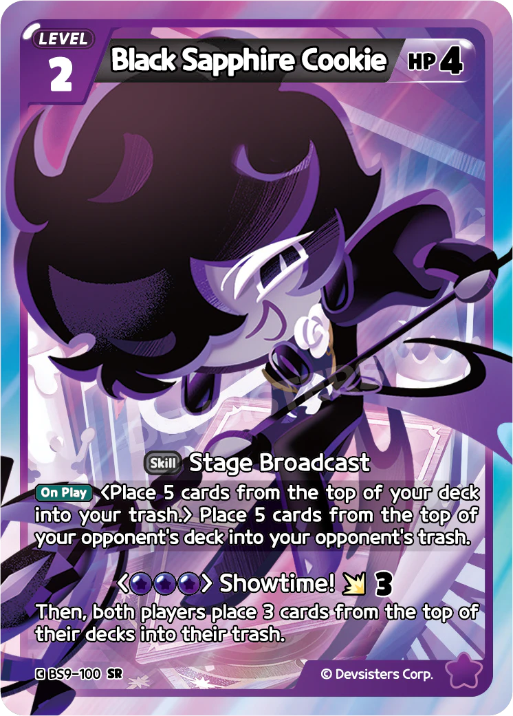 BS9-100 Black Sapphire Cookie