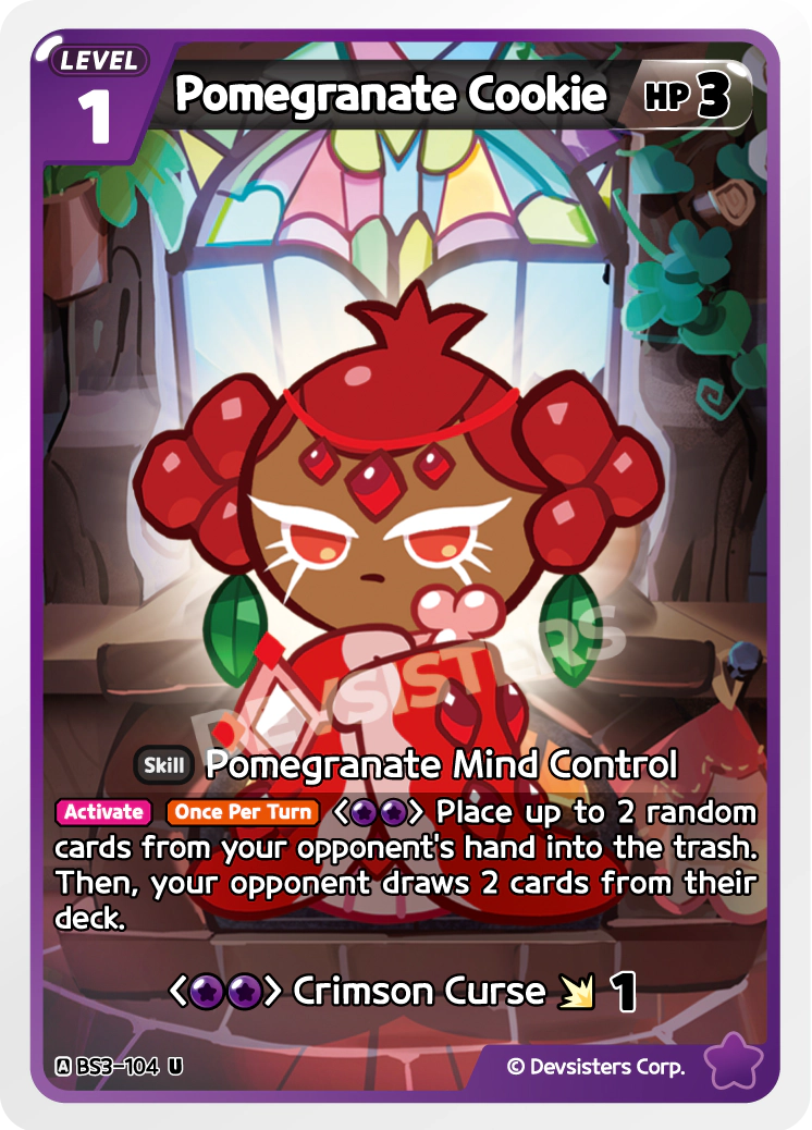 BS3-104 Pomegranate Cookie