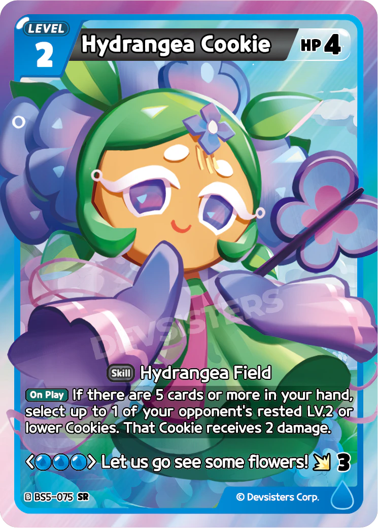 BS5-075 Hydrangea Cookie