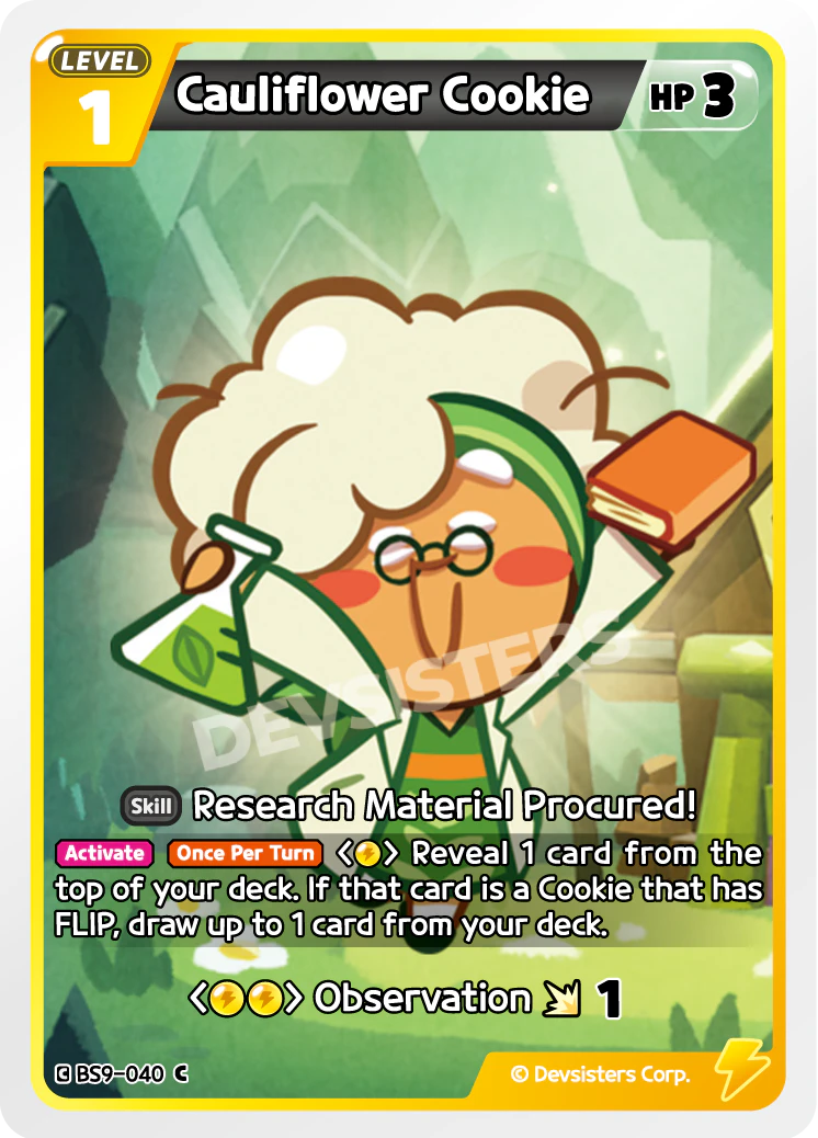 BS9-040 Cauliflower Cookie