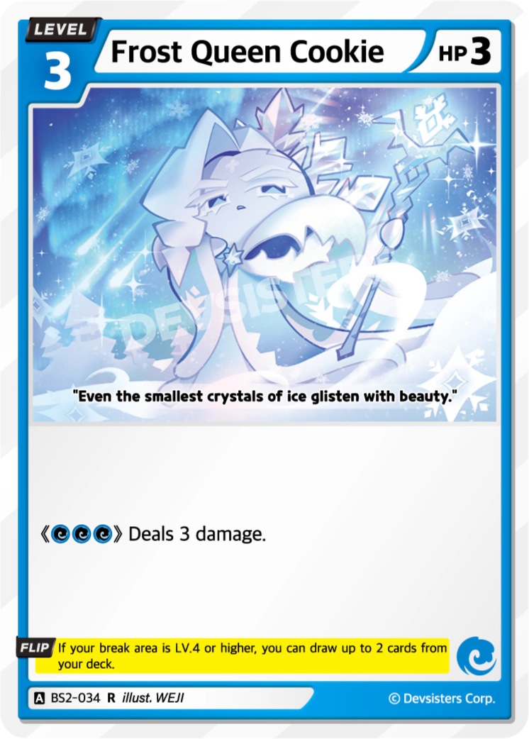 BS2-034 Frost Queen Cookie