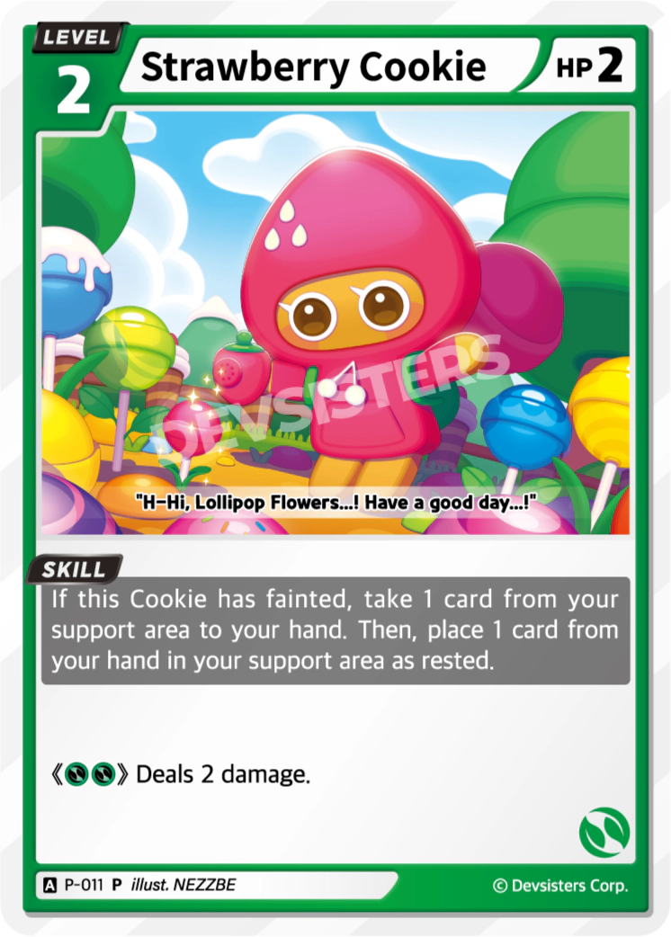 P-011 Strawberry Cookie
