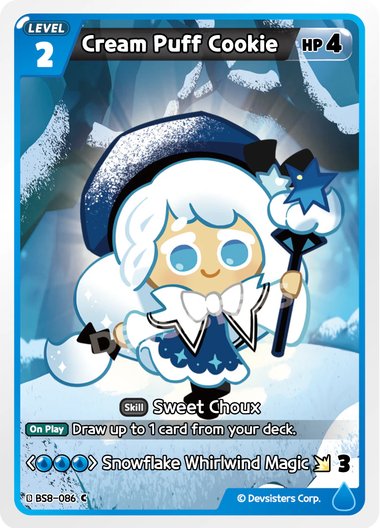 BS8-086 Cream Puff Cookie