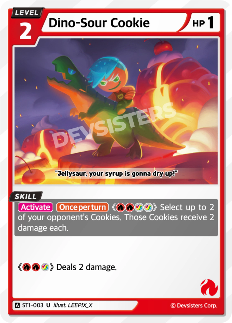 ST1-003 Dino-Sour Cookie
