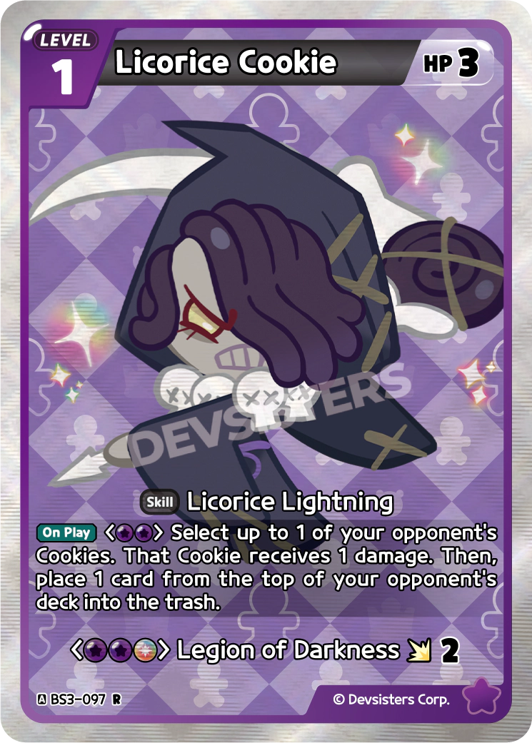 BS3-097 Licorice Cookie