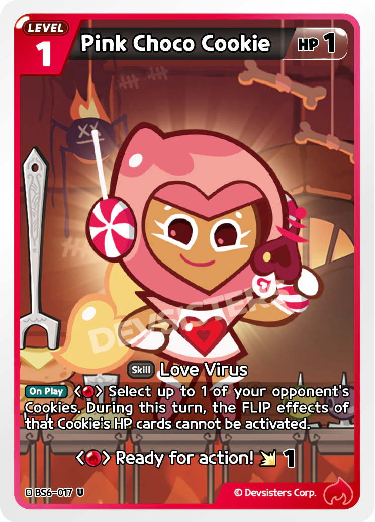 BS6-017 Pink Choco Cookie