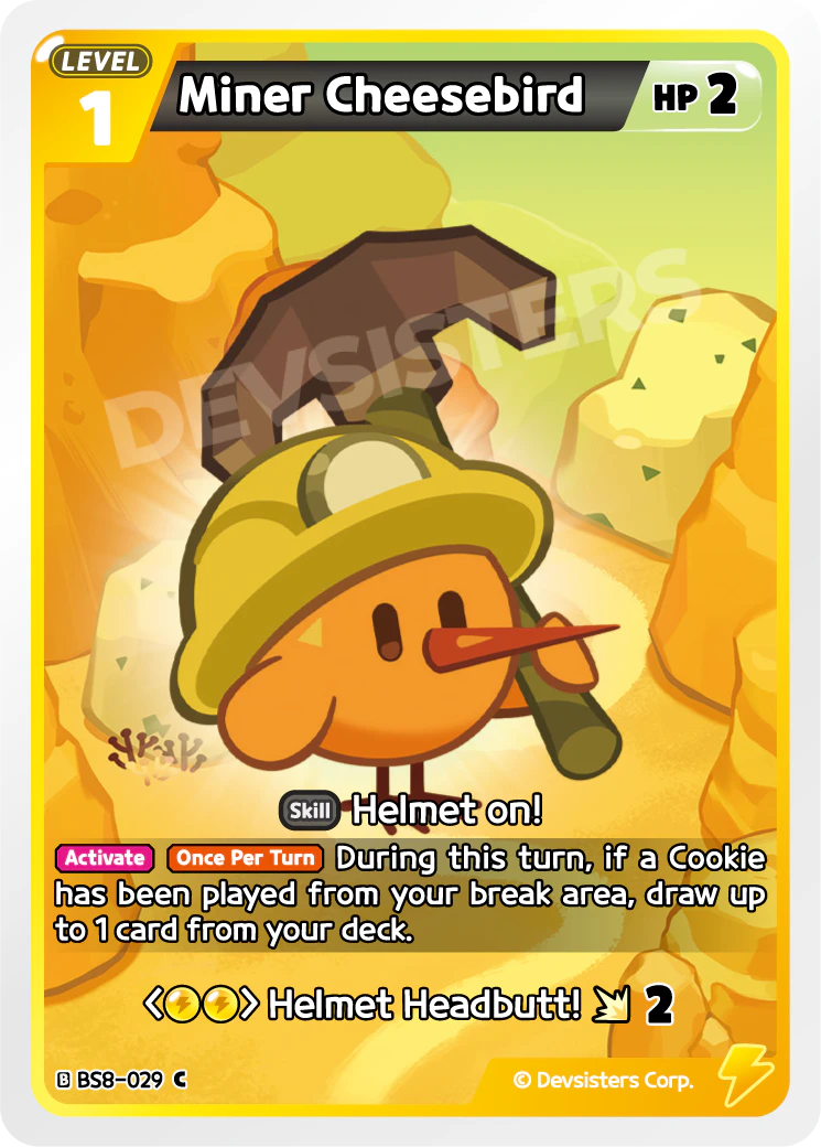 BS8-029@1 Miner Cheesebird