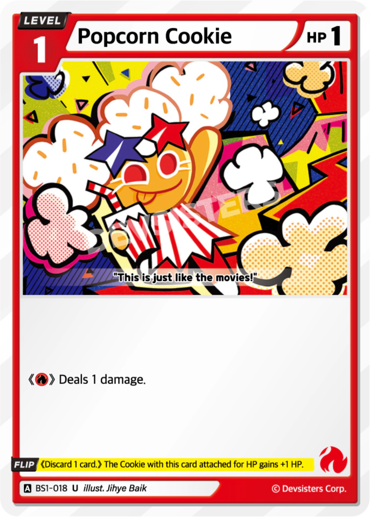 BS1-018 Popcorn Cookie