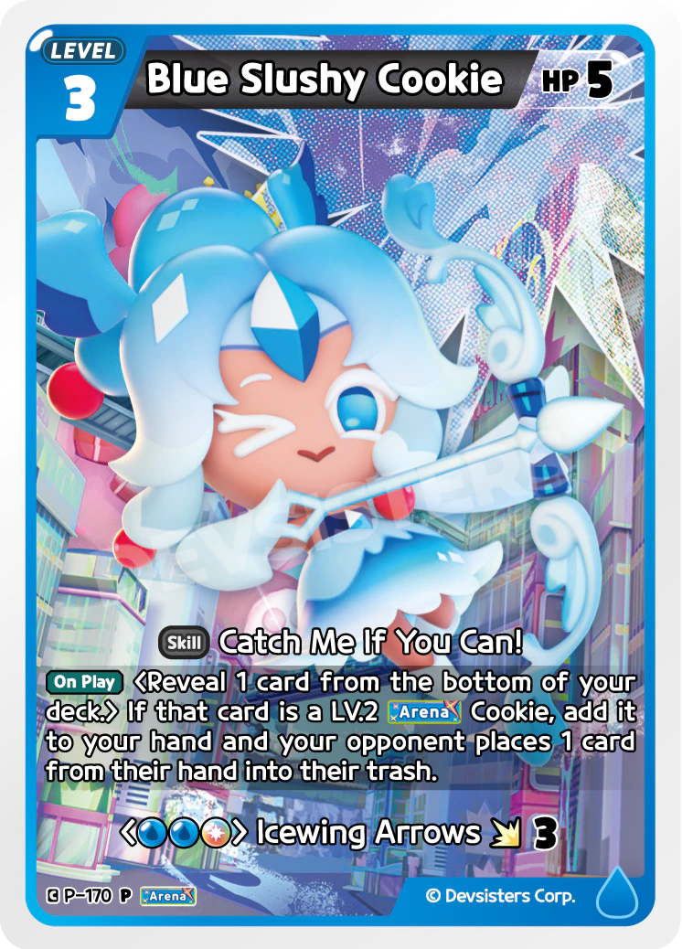 Blue Slushy Cookie