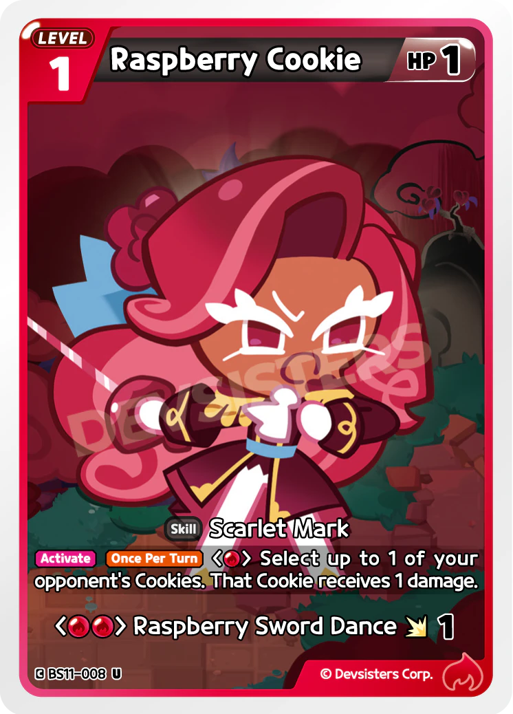BS11-008 Raspberry Cookie