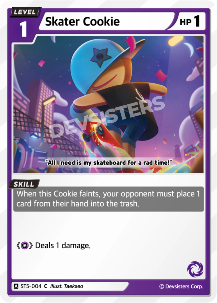 ST5-004 Skater Cookie