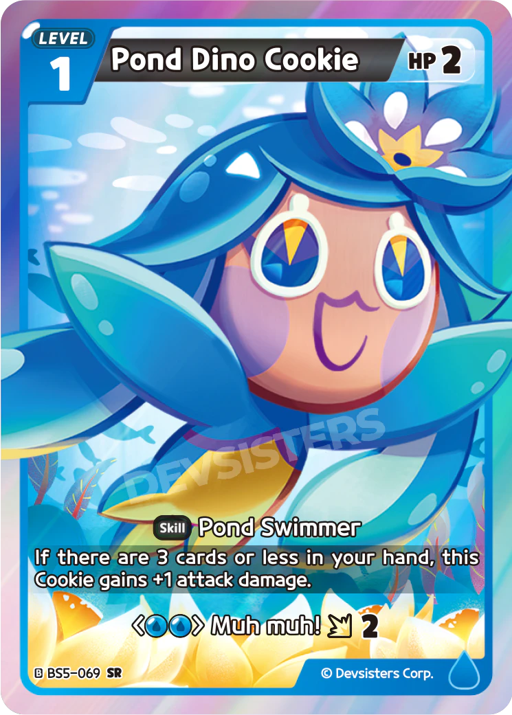 BS5-069 Pond Dino Cookie
