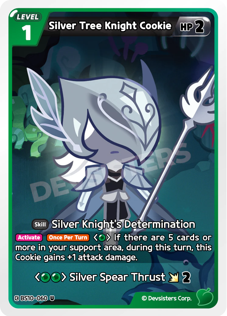 BS10-060 Silver Tree Knight Cookie
