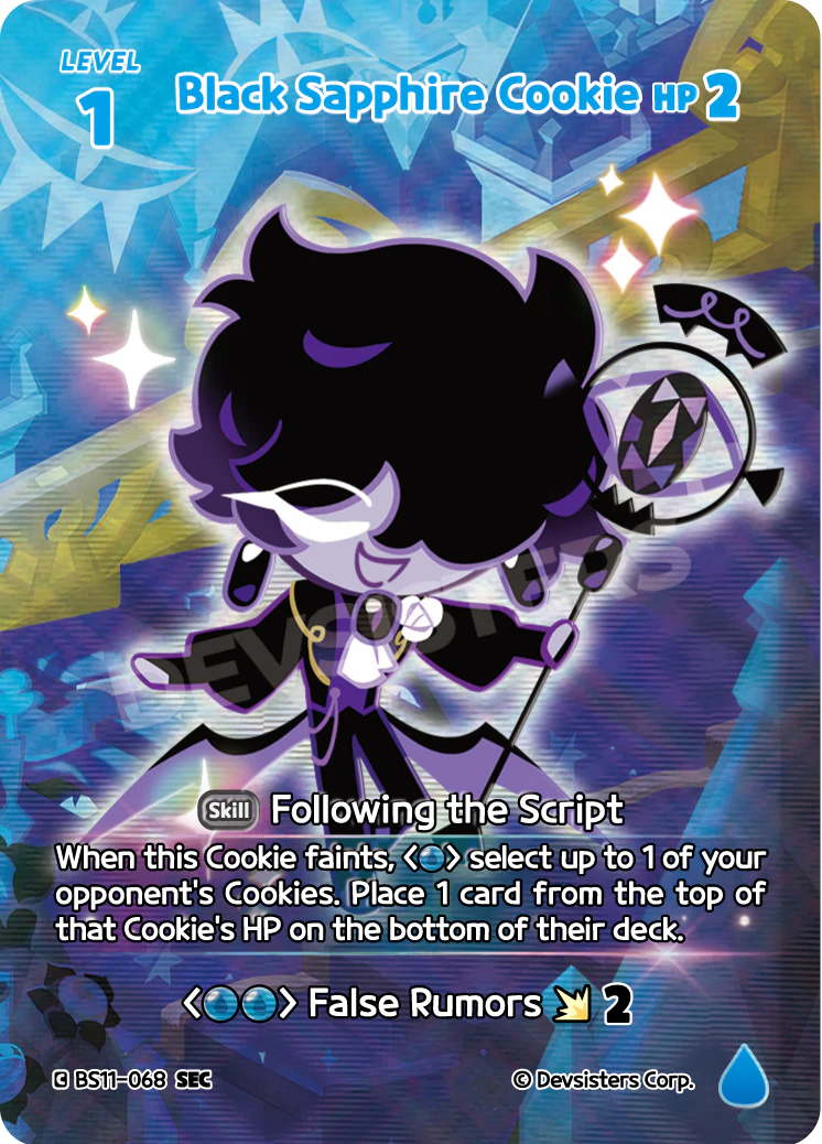 BS11-068@1 Black Sapphire Cookie