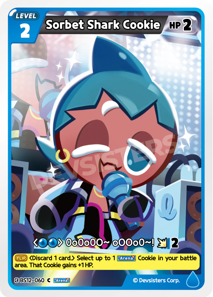 Sorbet Shark Cookie