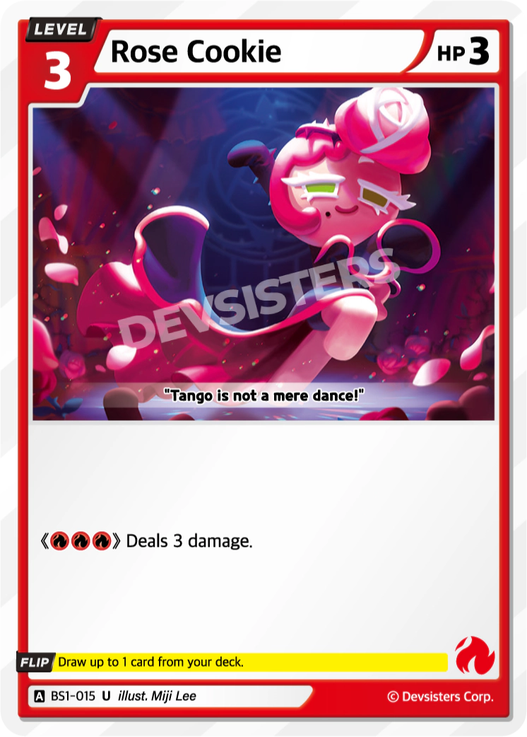 BS1-015 Rose Cookie