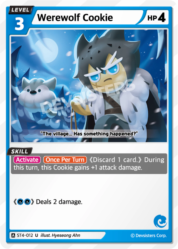 ST4-012 Werewolf Cookie