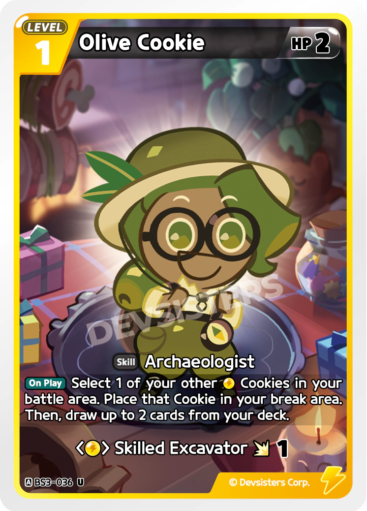 BS3-036 Olive Cookie
