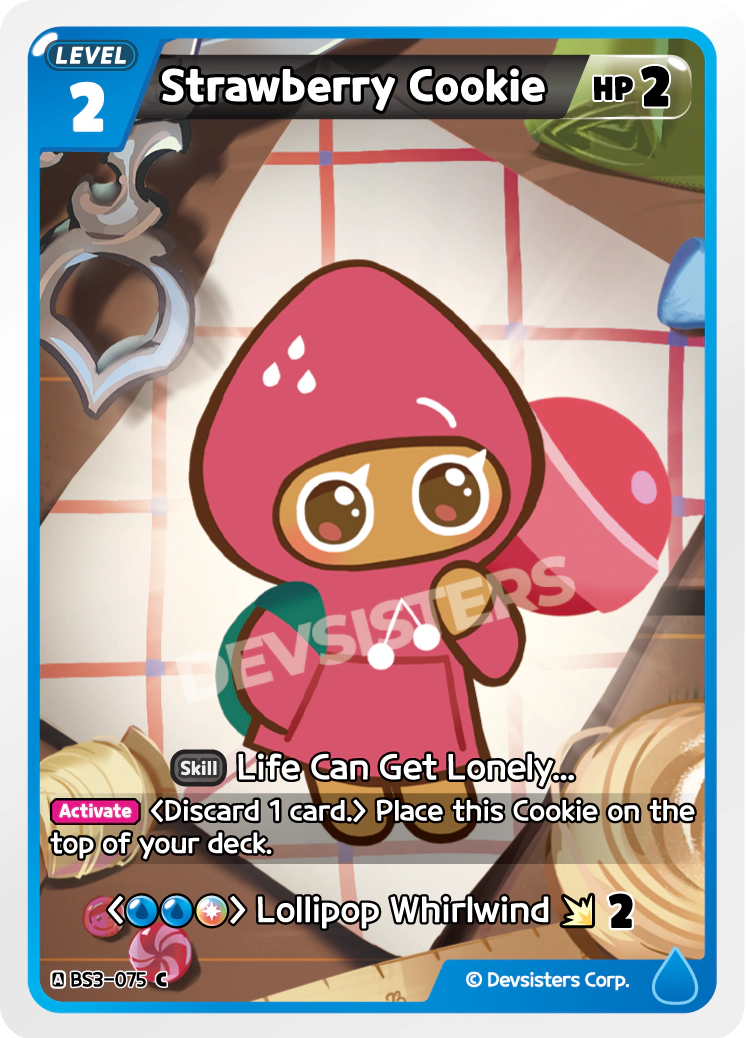 BS3-075 Strawberry Cookie
