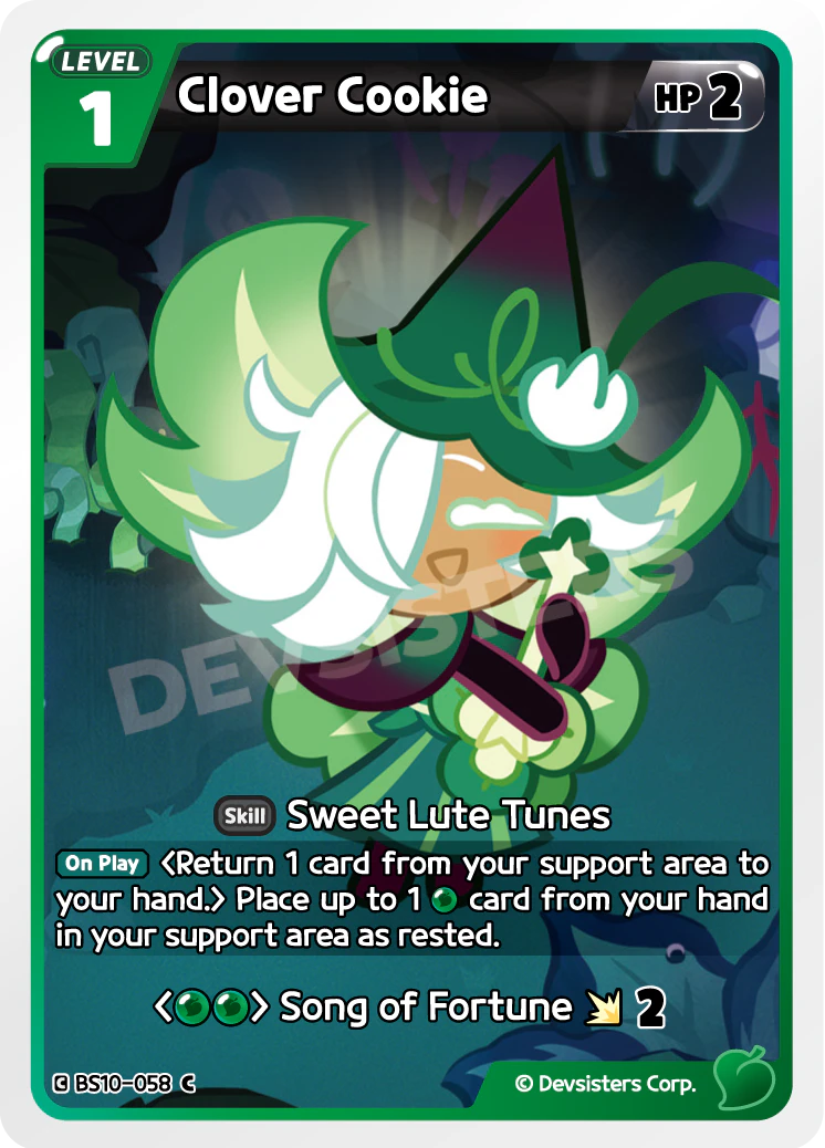 BS10-058 Clover Cookie