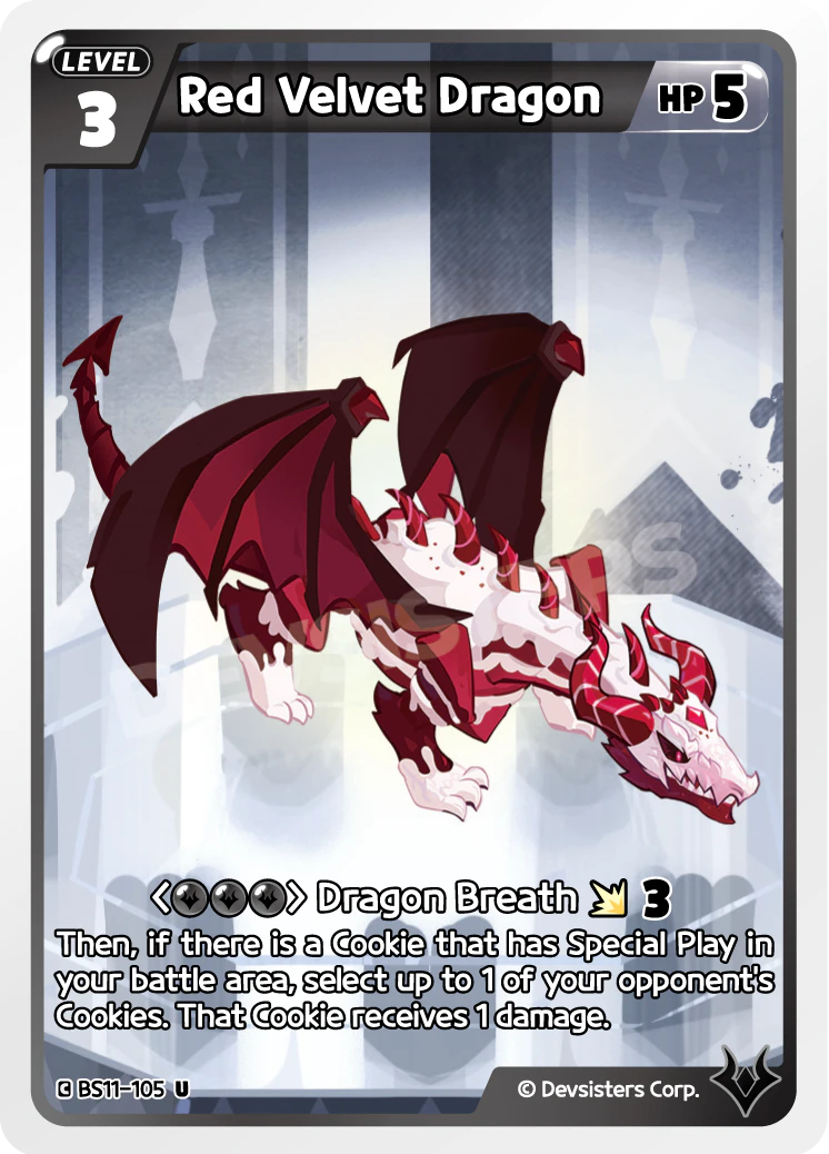 BS11-105 Red Velvet Dragon