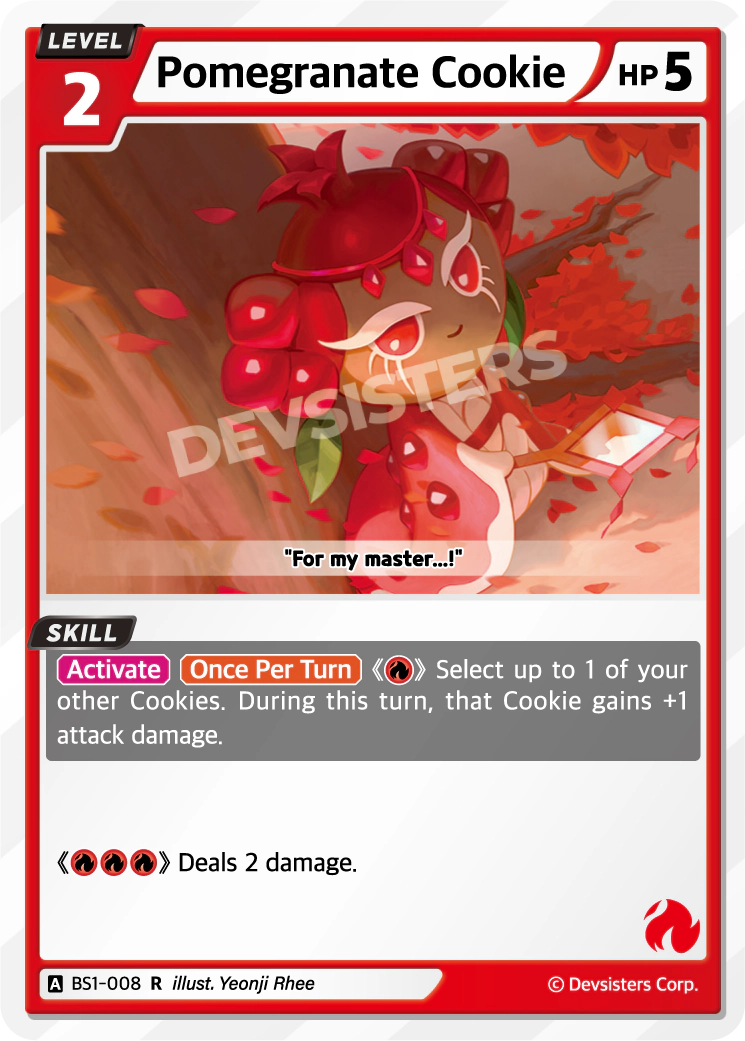 BS1-008 Pomegranate Cookie