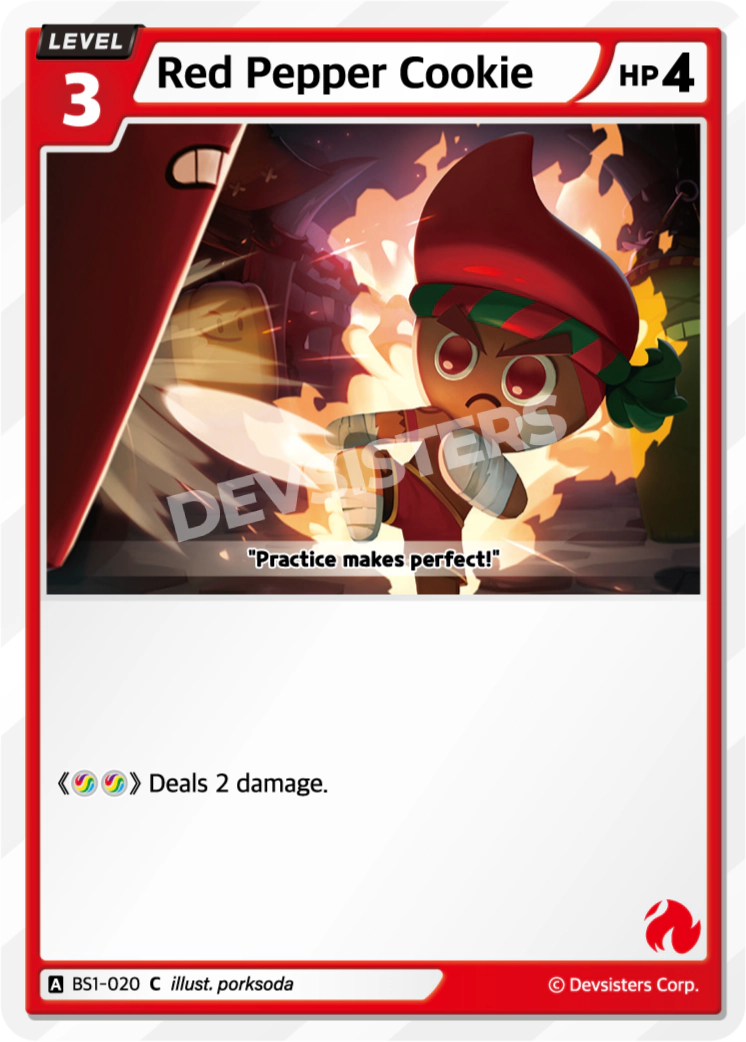BS1-020 Red Pepper Cookie