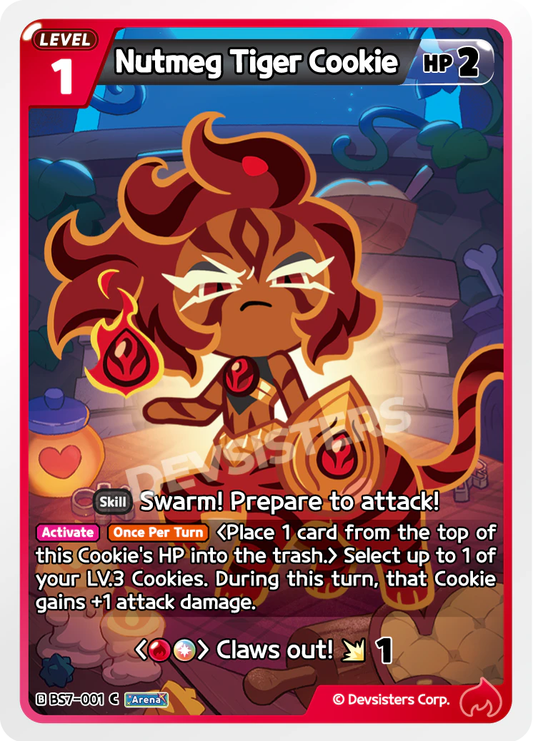 BS7-001 Nutmeg Tiger Cookie
