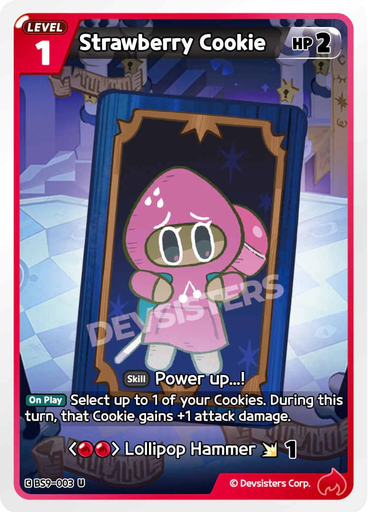 BS9-003 Strawberry Cookie