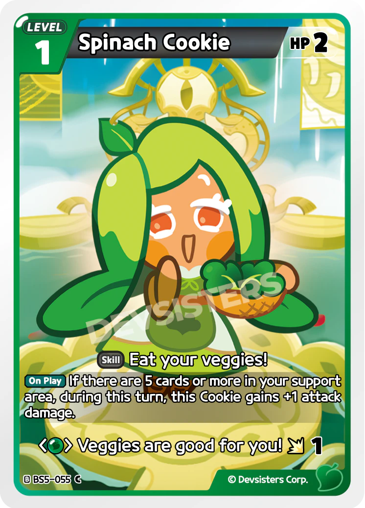 BS5-055 Spinach Cookie