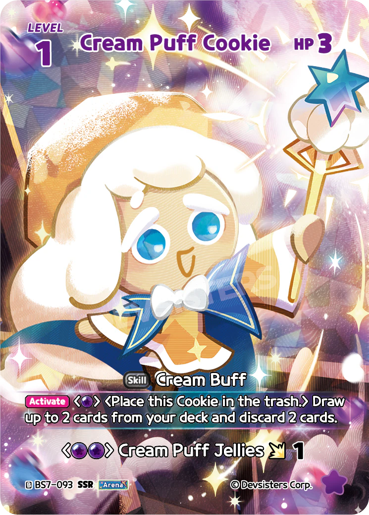 BS7-093@1 Cream Puff Cookie